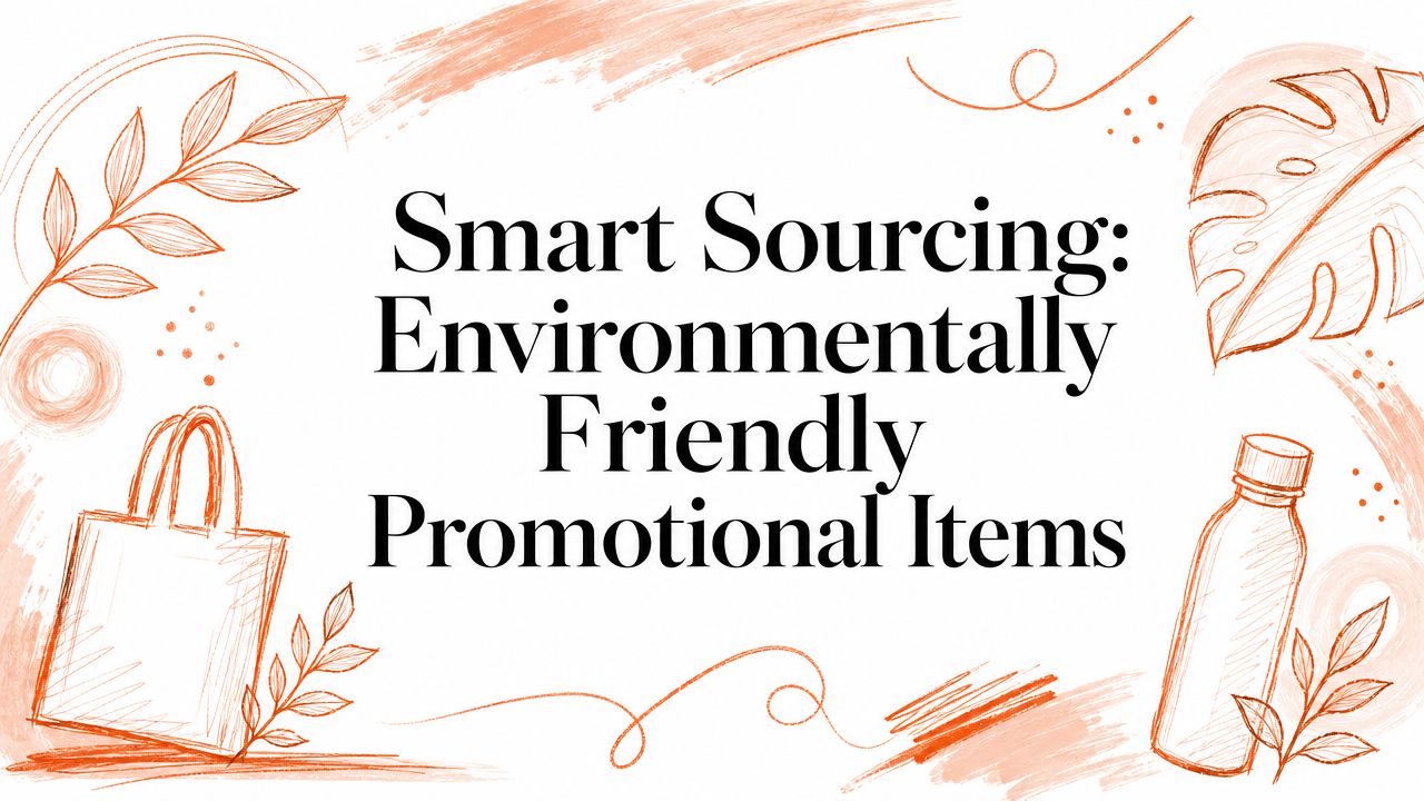 Smart Sourcing: Environmentally Friendly Promotional Items
