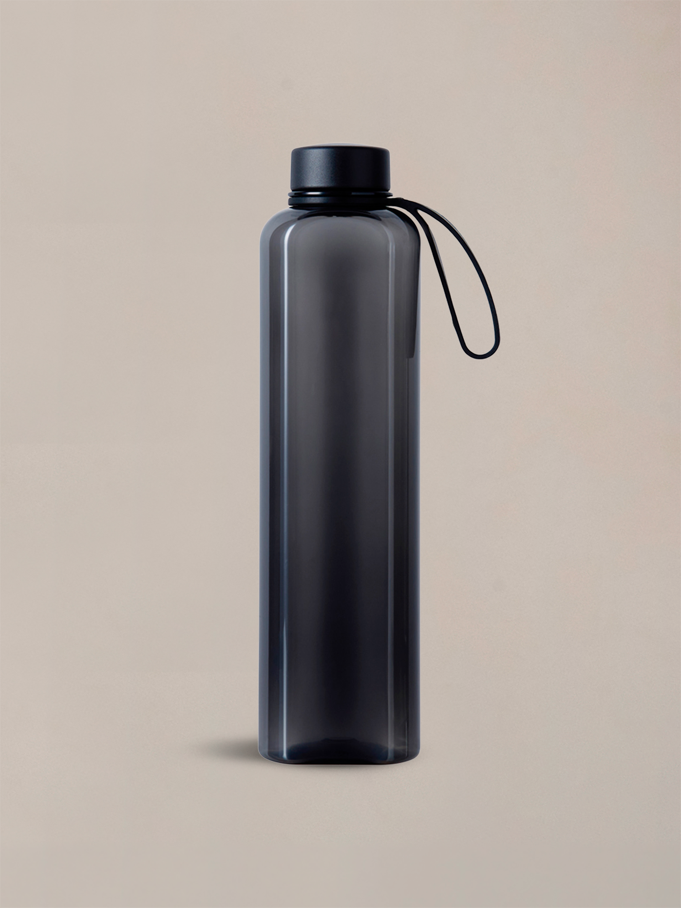 A slim water bottle with a clean silhouette, designed to move easily from work to workout.