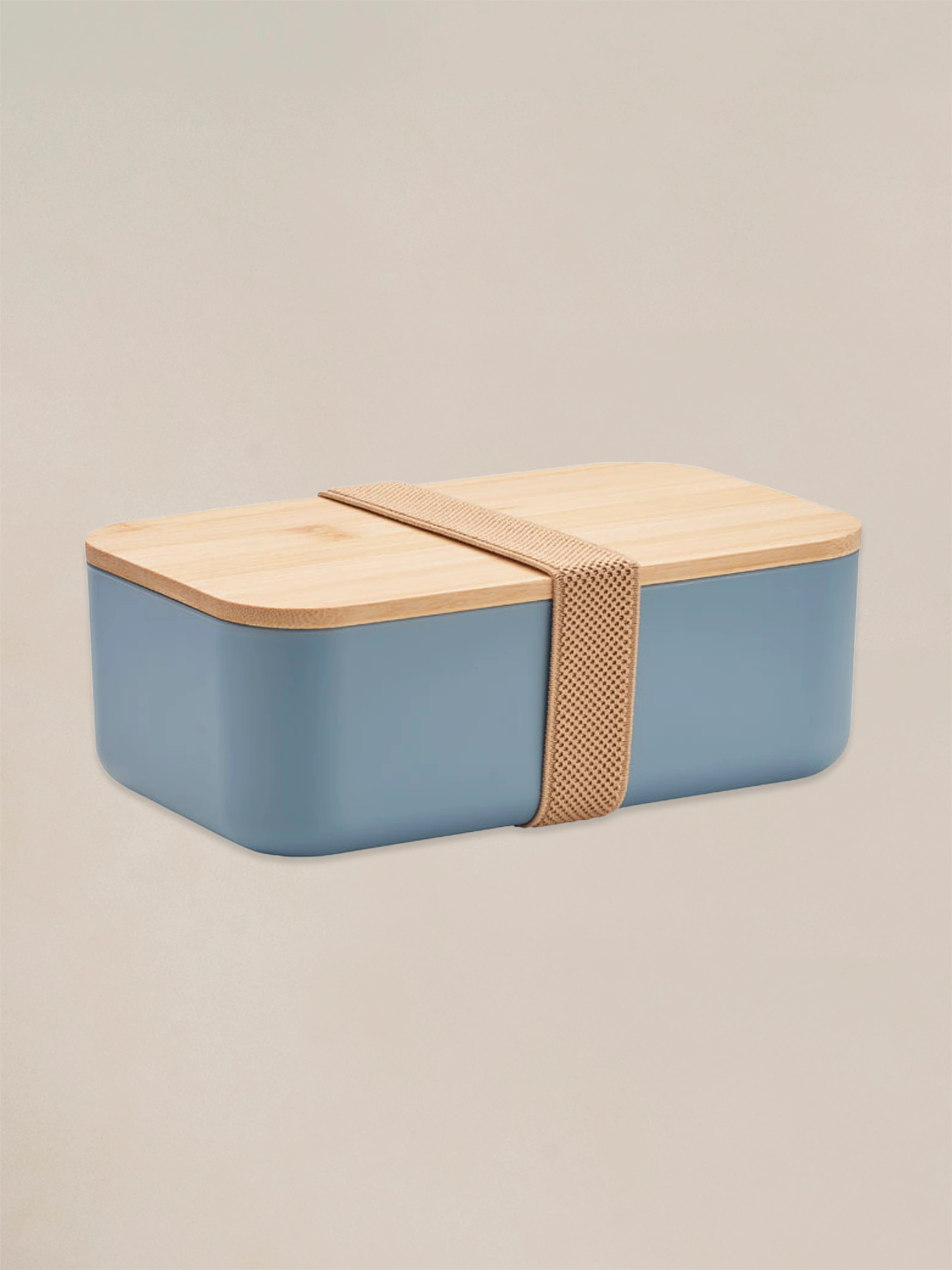 A lunch box made from bio-sourced materials, designed for enjoying your meals sustainably wherever you are.