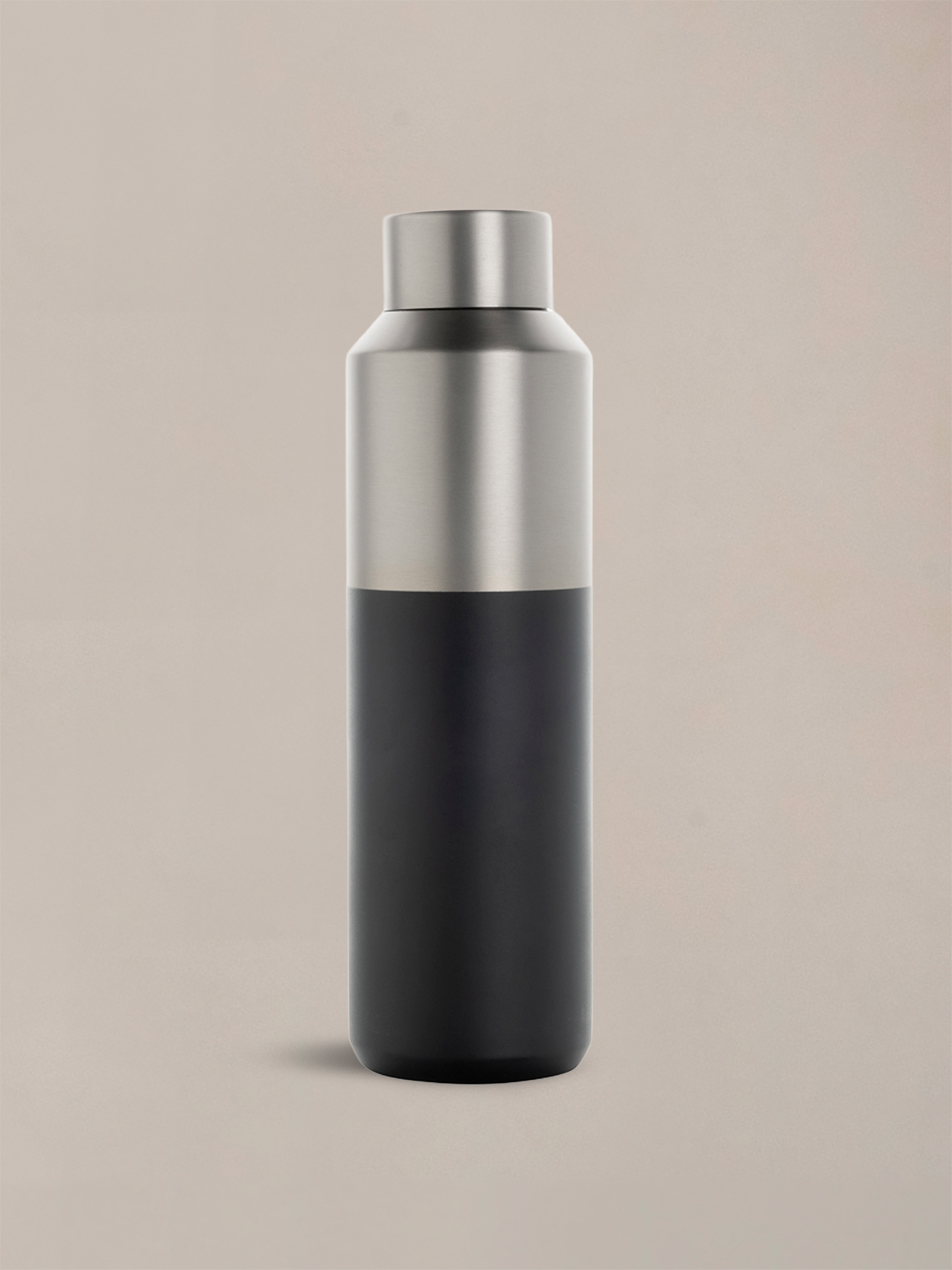 A colorful recycled-steel bottle designed to keep your drinks cold for hours.