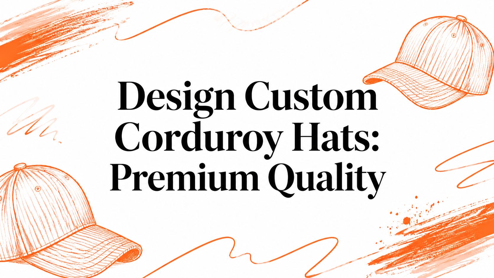 Design Custom Corduroy Hats: Premium Quality