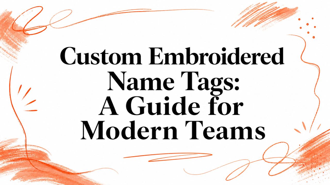 Custom Embroidered Name Tags: A Guide for Modern Teams