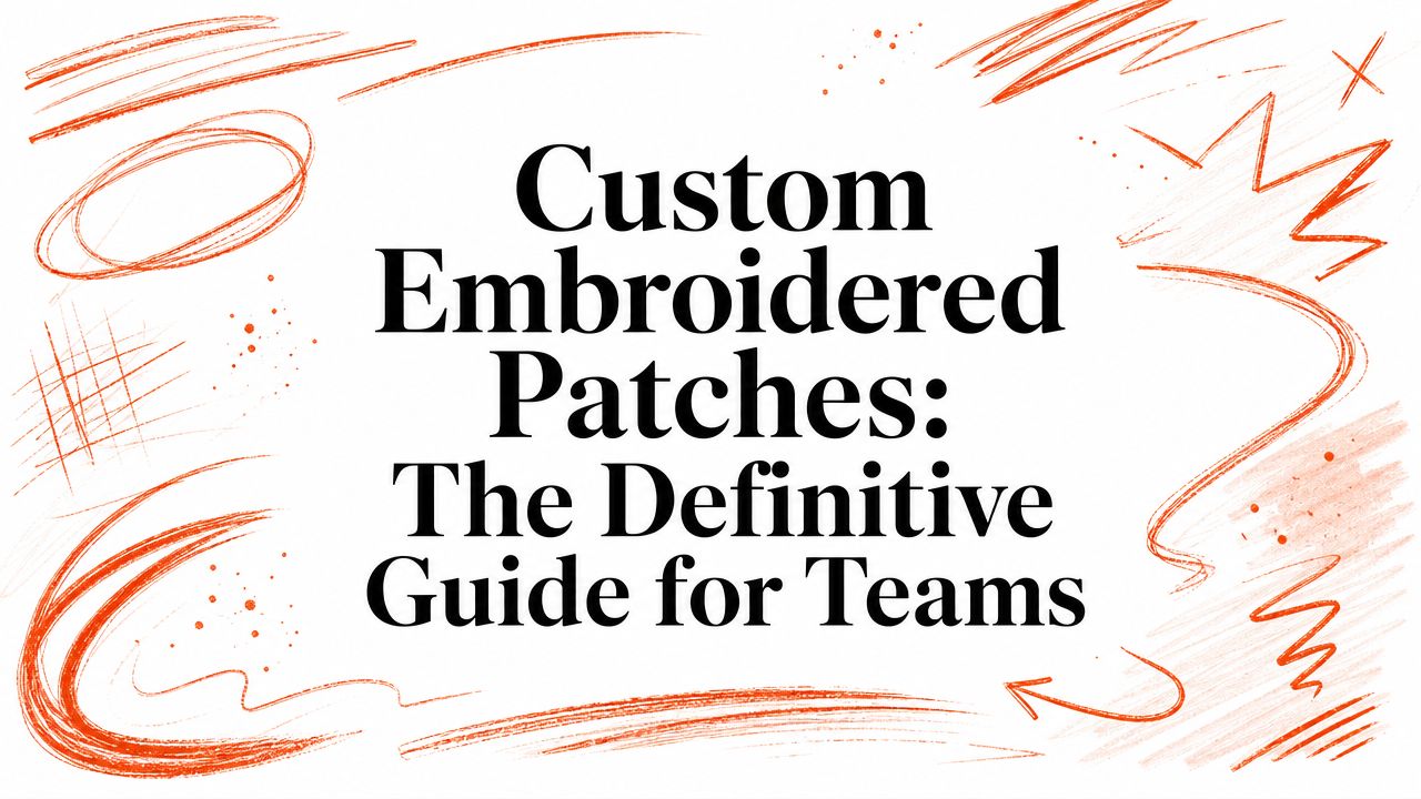 Custom Embroidered Patches: The Definitive Guide for Teams