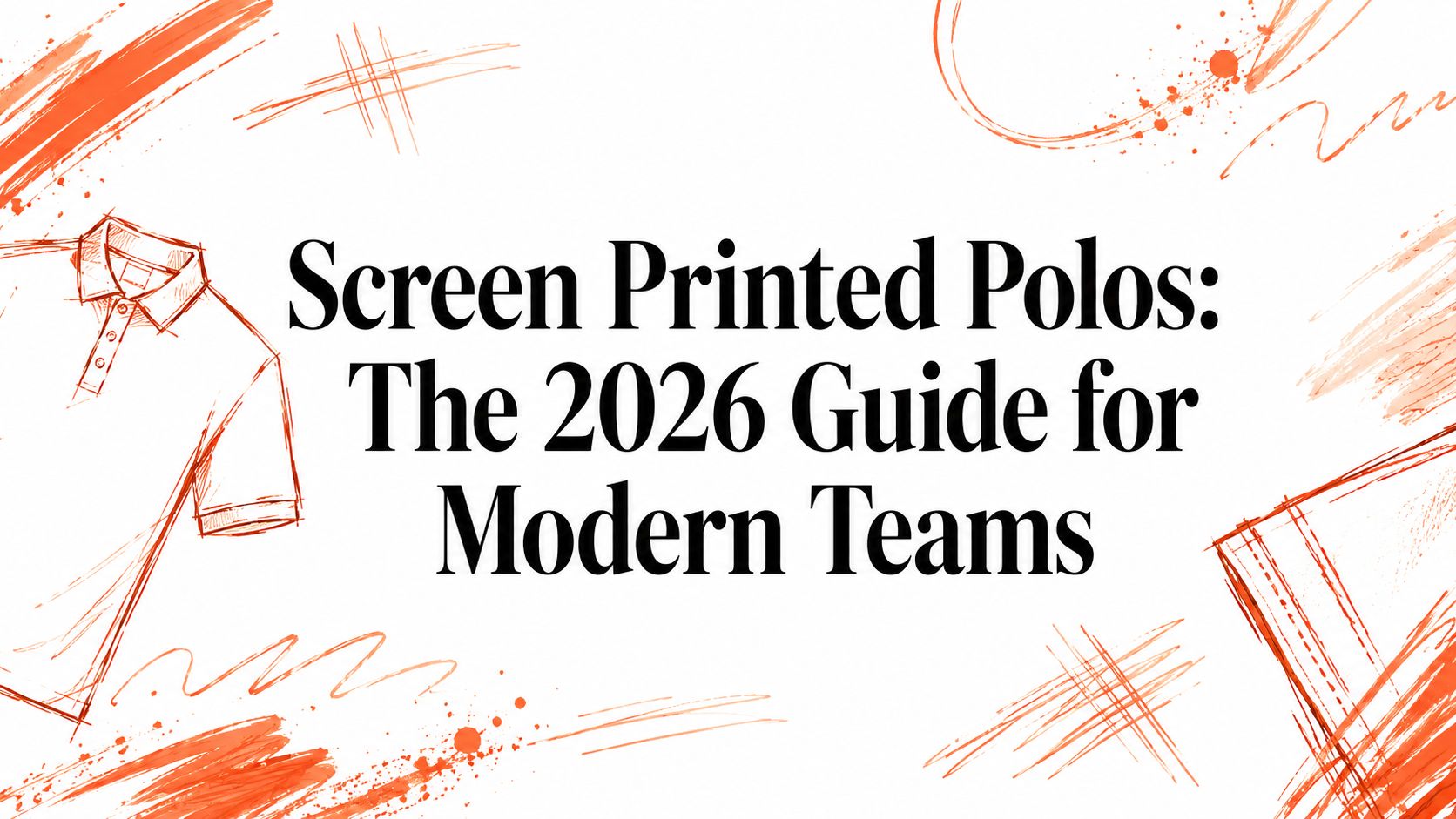 Screen Printed Polos: The 2026 Guide for Modern Teams