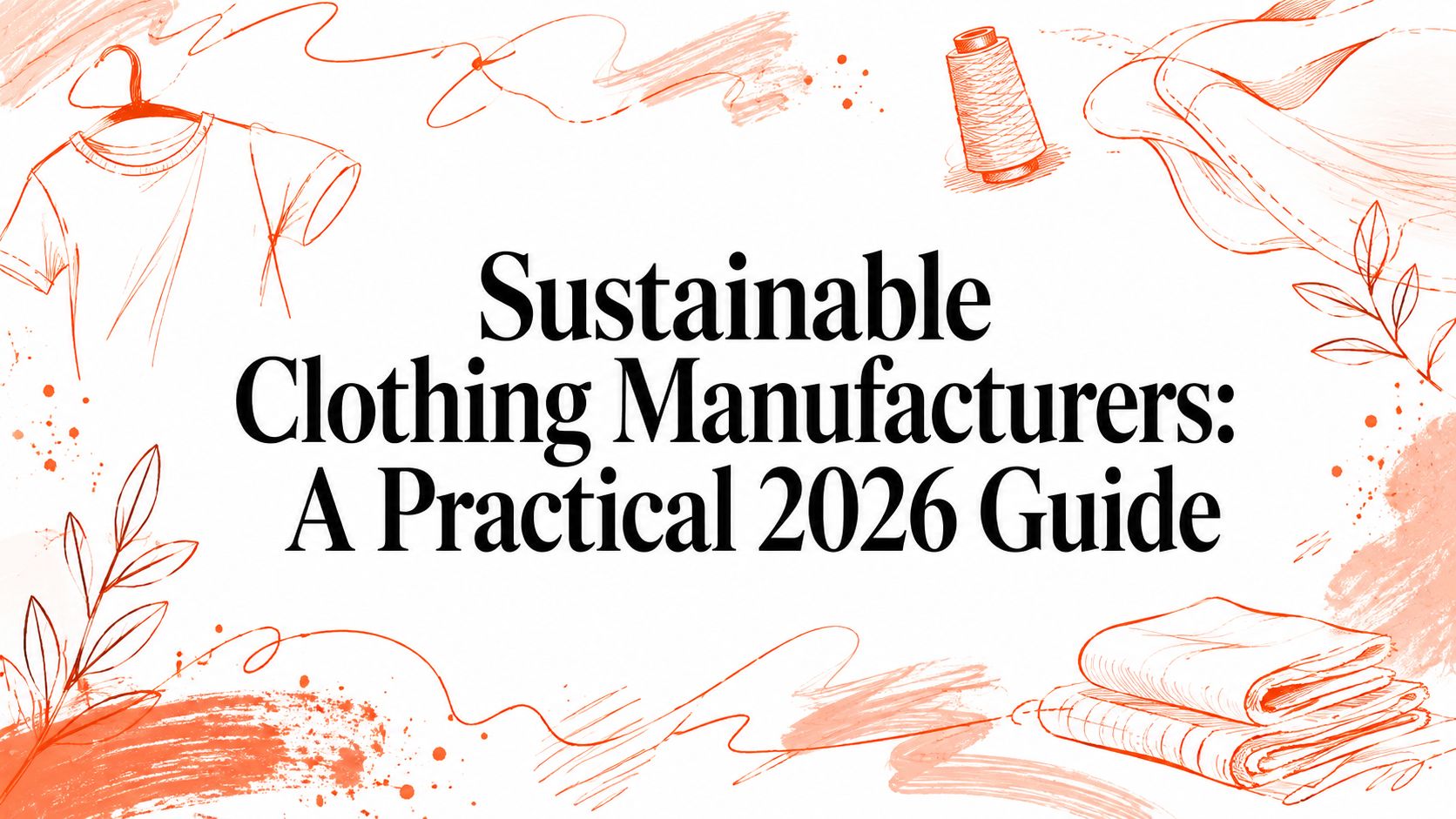 Sustainable Clothing Manufacturers: A Practical 2026 Guide