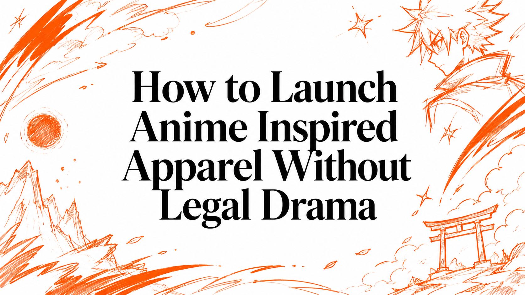 How to Launch Anime Inspired Apparel Without Legal Drama