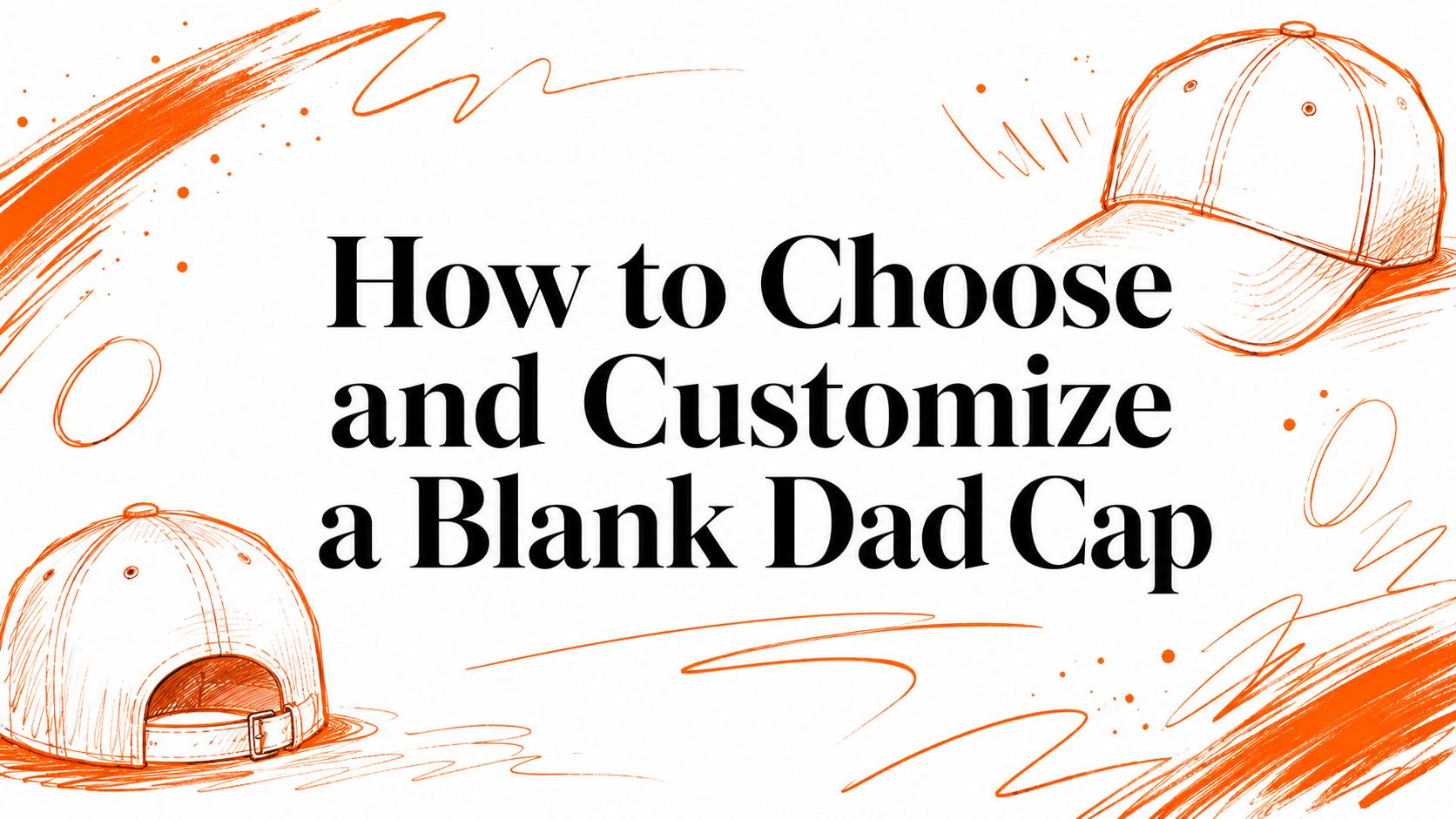 How to Choose and Customize a Blank Dad Cap