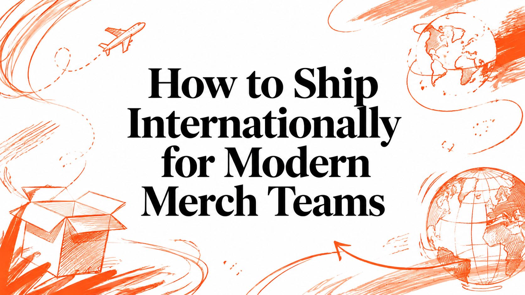 How to Ship Internationally for Modern Merch Teams