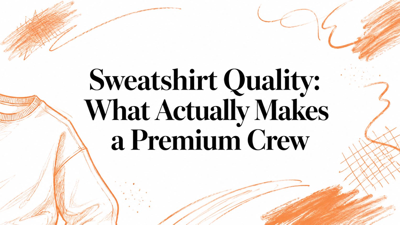 Sweatshirt Quality: What Actually Makes a Premium Crew