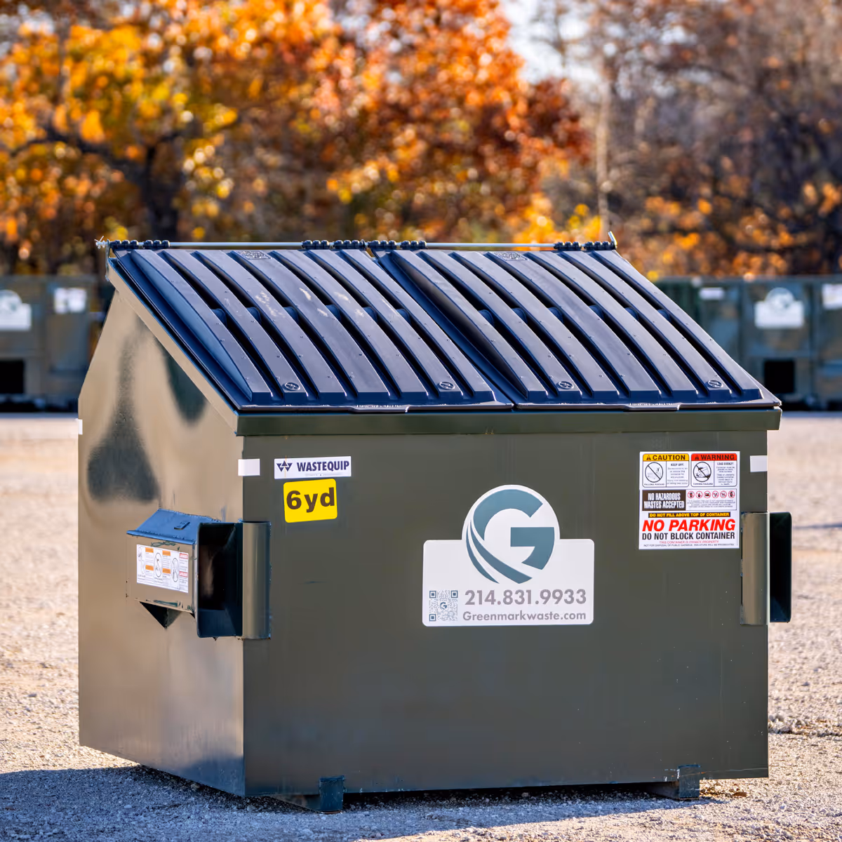 Greenmark - 6 Yard Dumpster