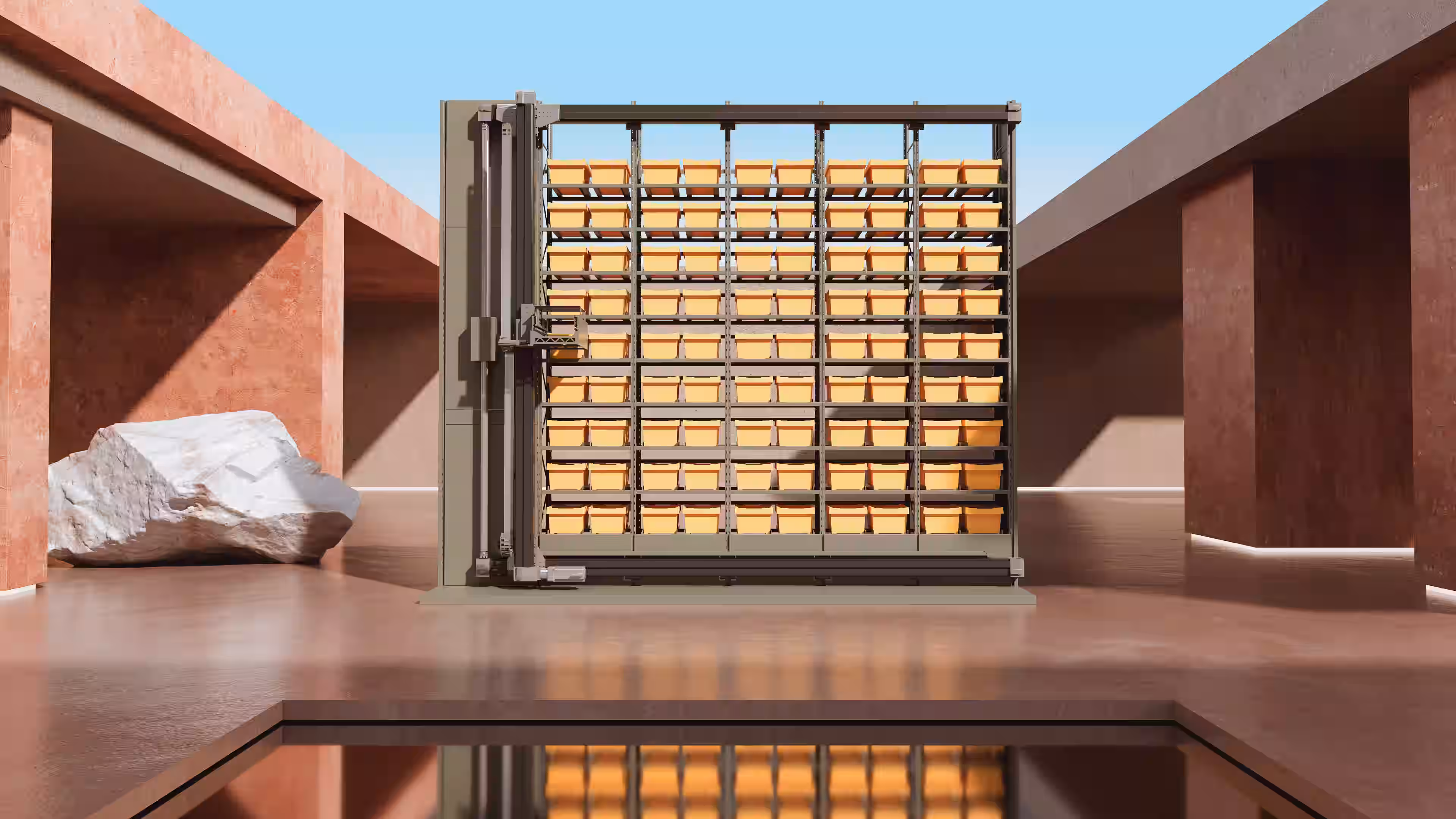 ModEx 3D scene 01 — retail environment view 4