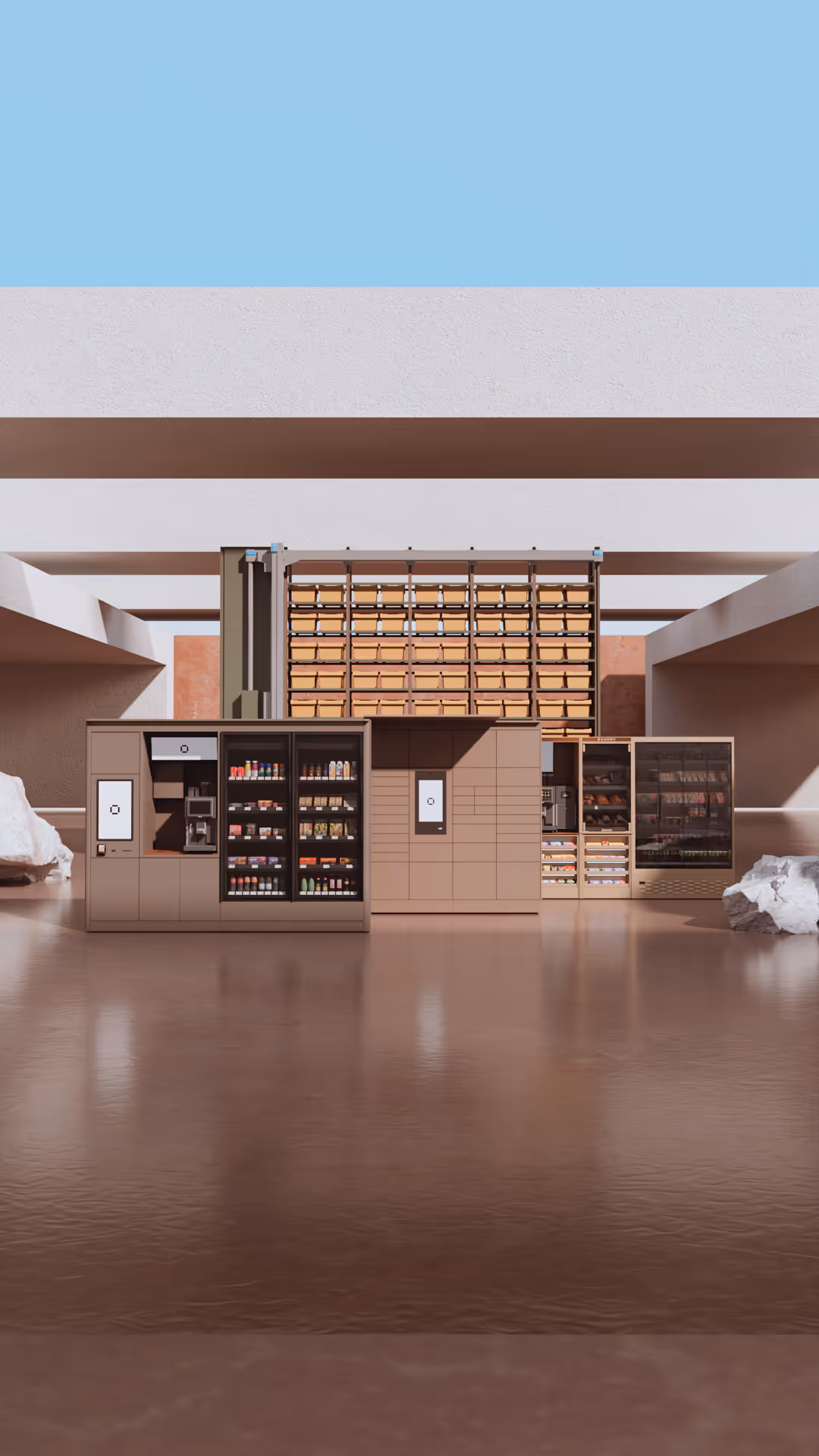 ModEx mobile scene 5 — 3D environment mobile view