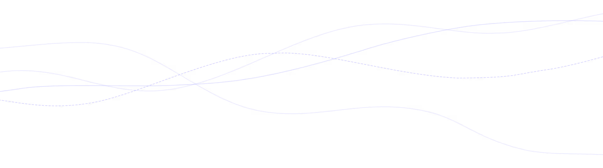 Mehrere dünne, blaue, geschwungene Linien auf schwarzem Hintergrund, die sich kreuzen und wellenförmig verlaufen.