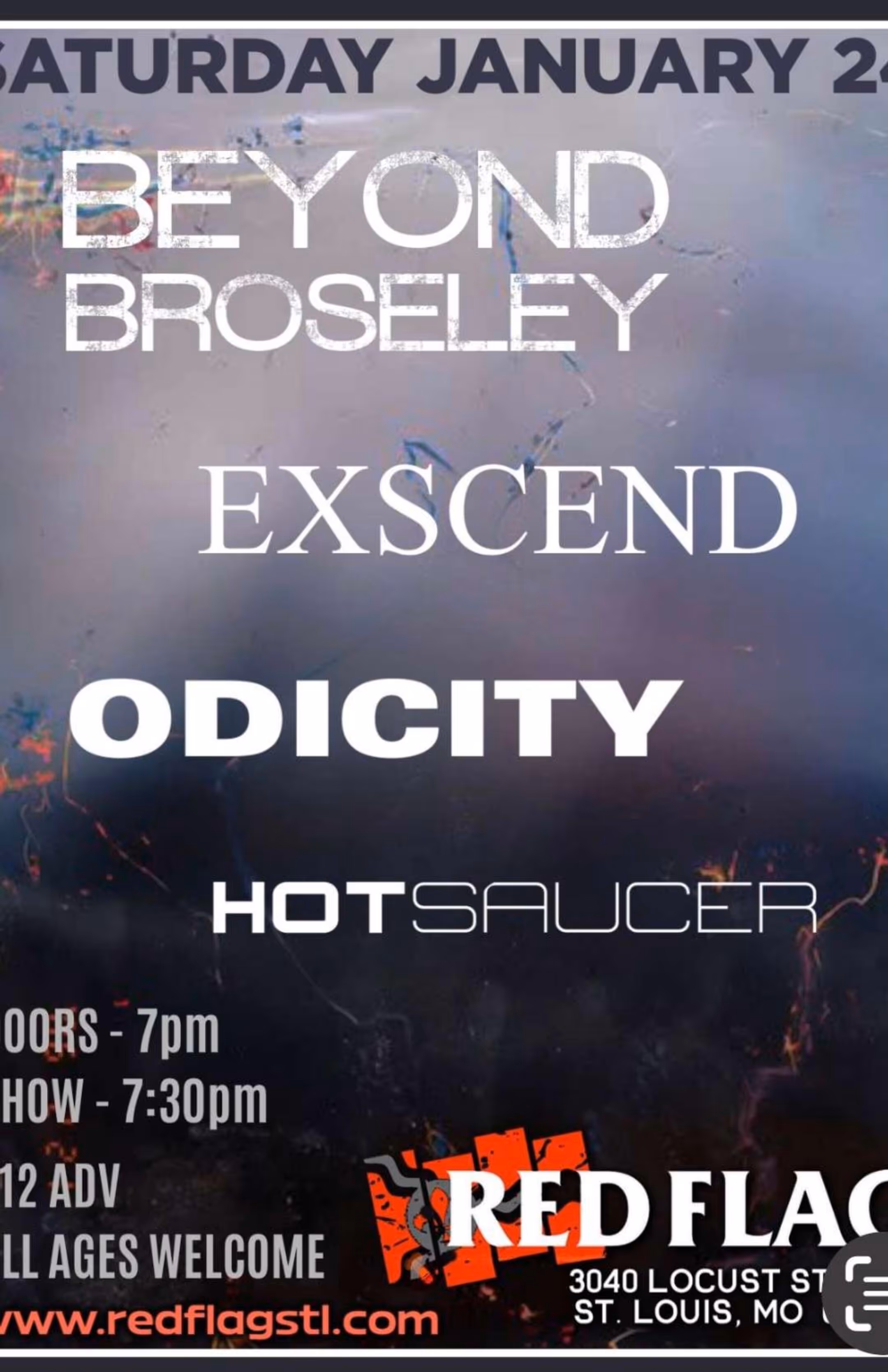 Beyond Brosely, Exscend, Hot Saucer, and Odicity