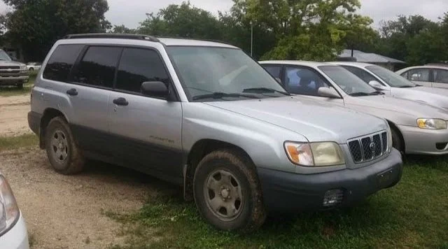  2002 Subaru Forester, from YouTube account Grayson’s Garage 