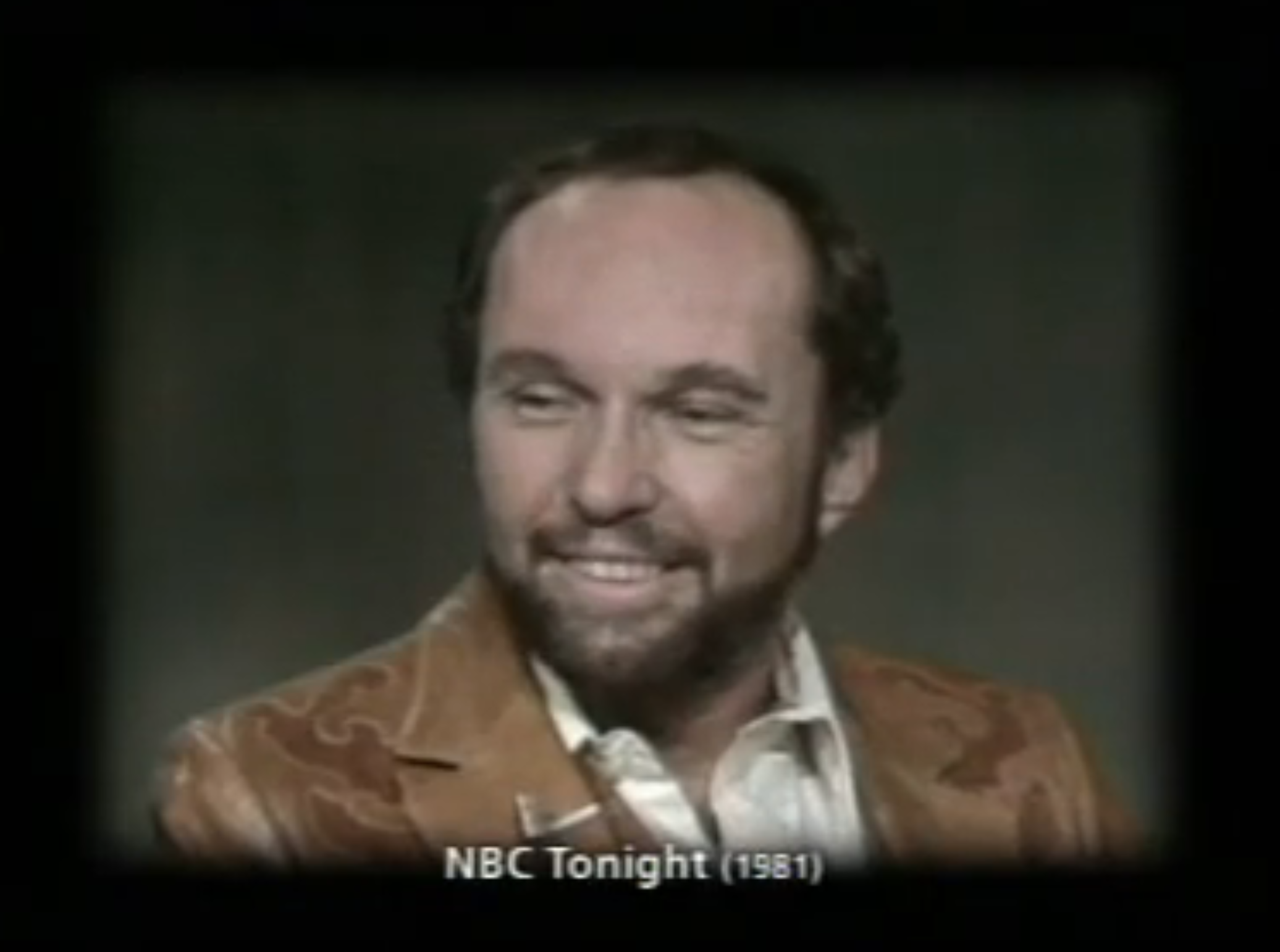 Linda's alleged abuser Chuck Traynor on NBC Tonight in 1981 (still taken from Inside Deep Throat 2005)