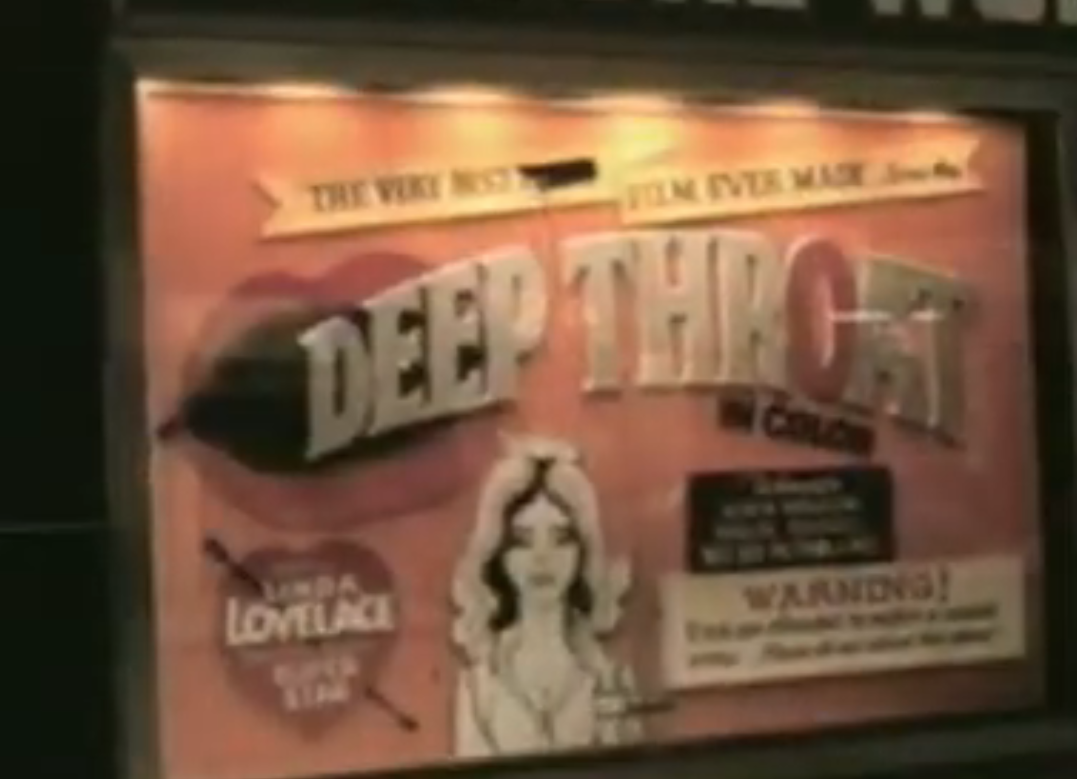 Deep Throat's original poster as shown in Inside Deep Throat (2005)