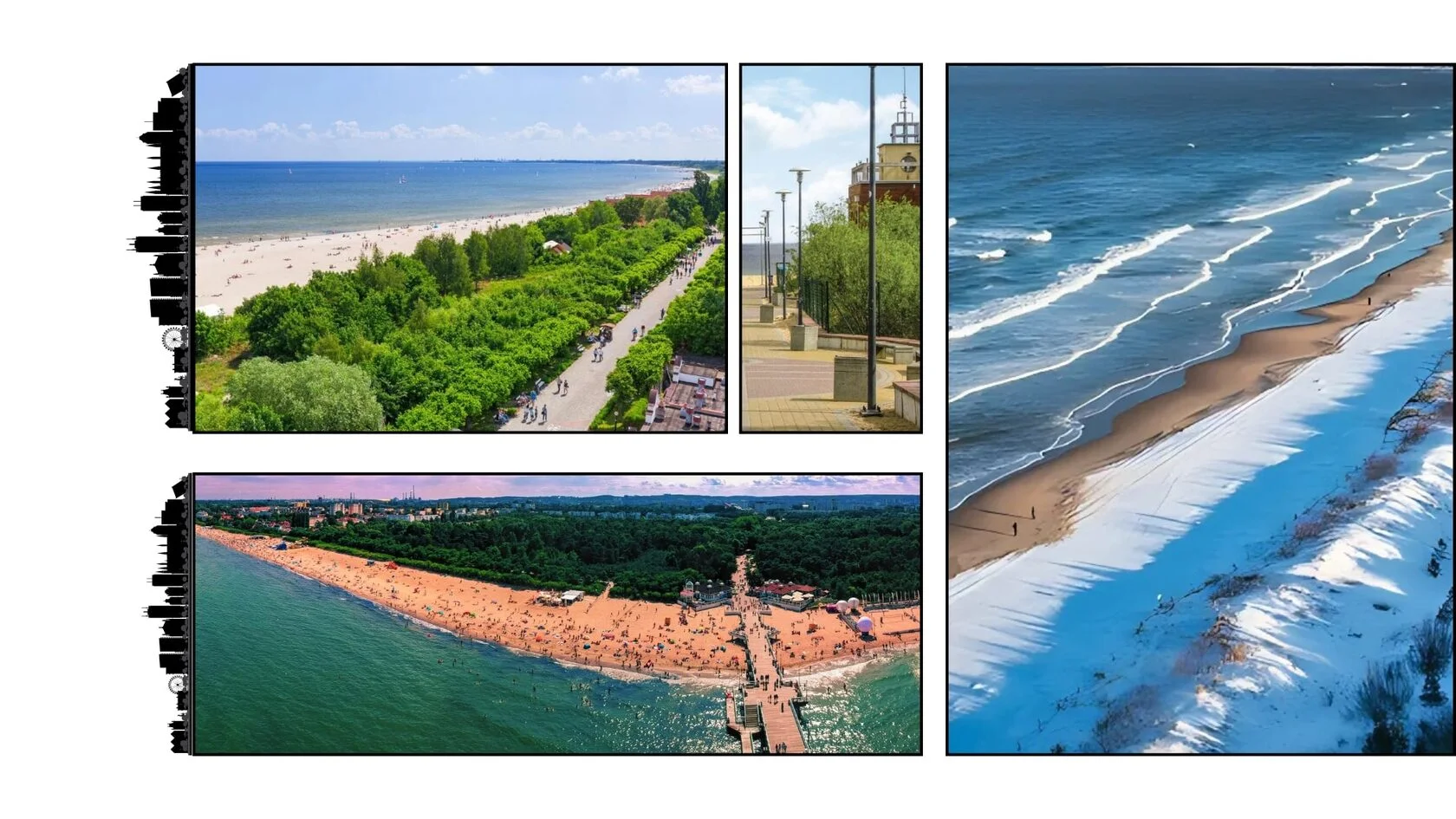 Spacer nad morzem w Gdańsku