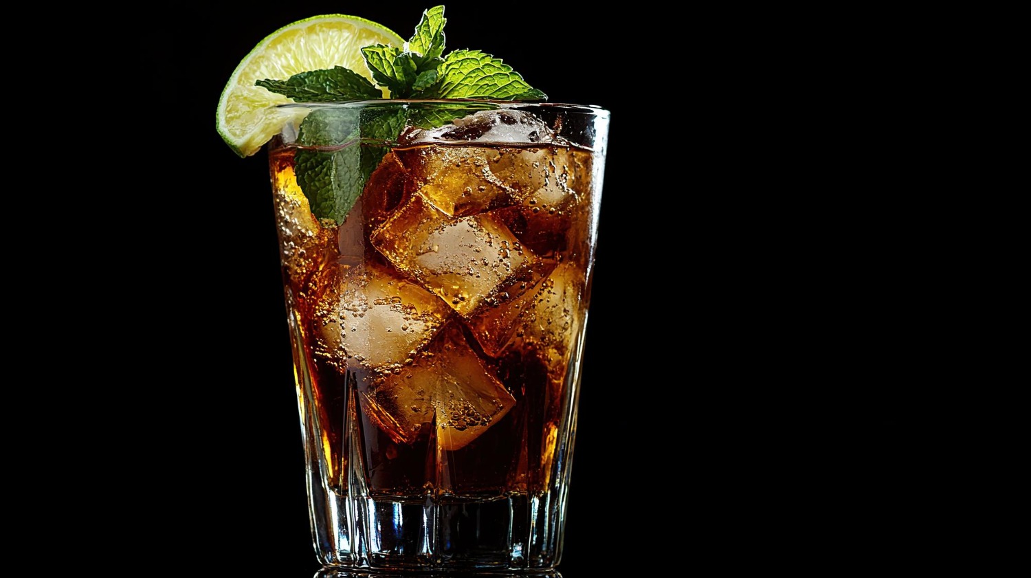 Dark rum drinks