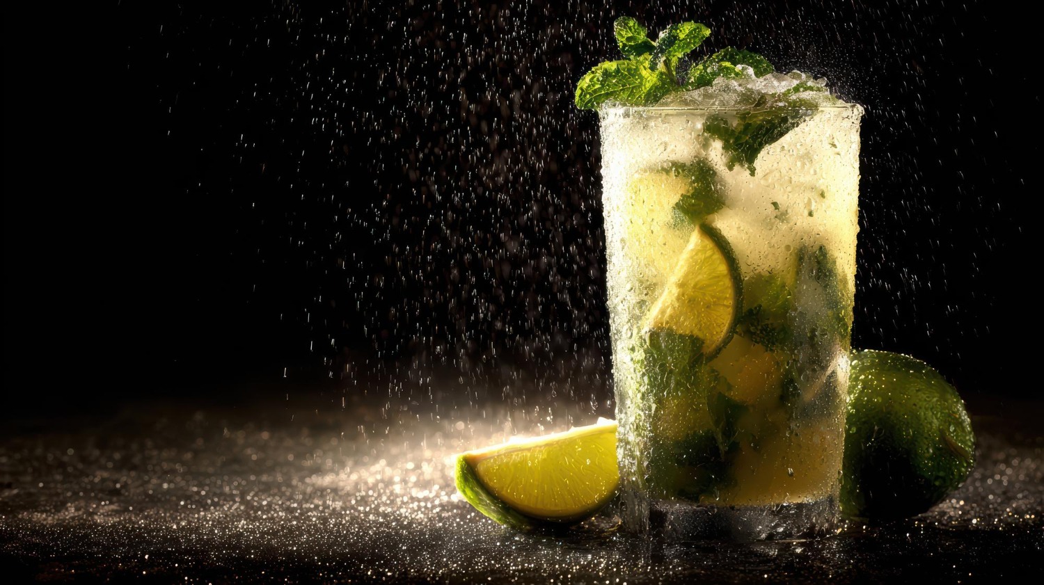 White rum drink