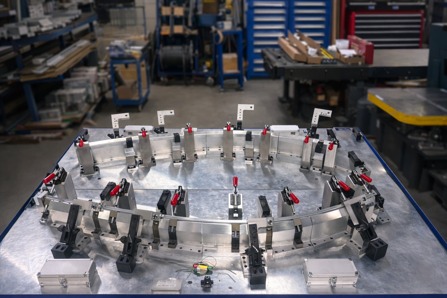 Fixtures and gages at D&N Bending