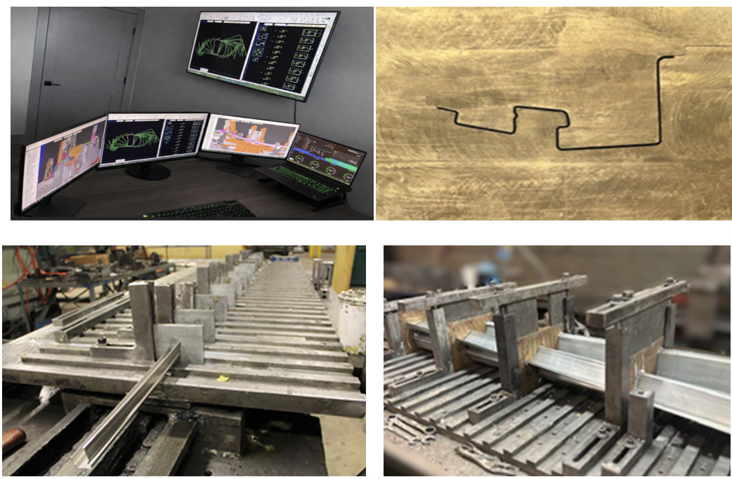 Pull-through forming prototype at D&N Bending
