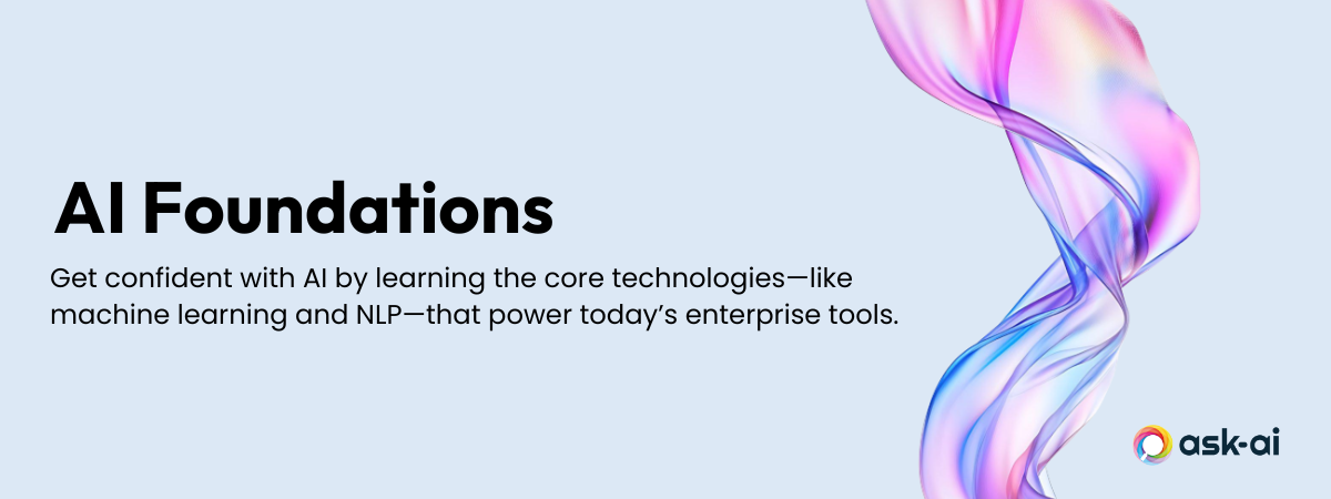 AI Foundations Glossary Terms Header