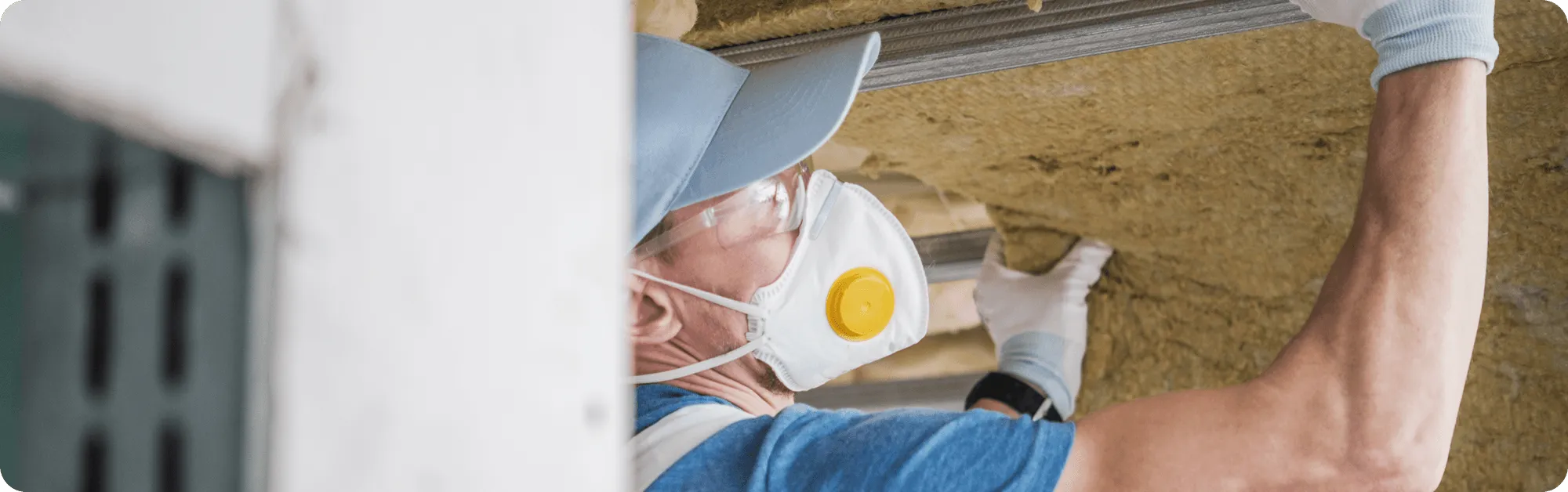 background image with a person who is testing your home