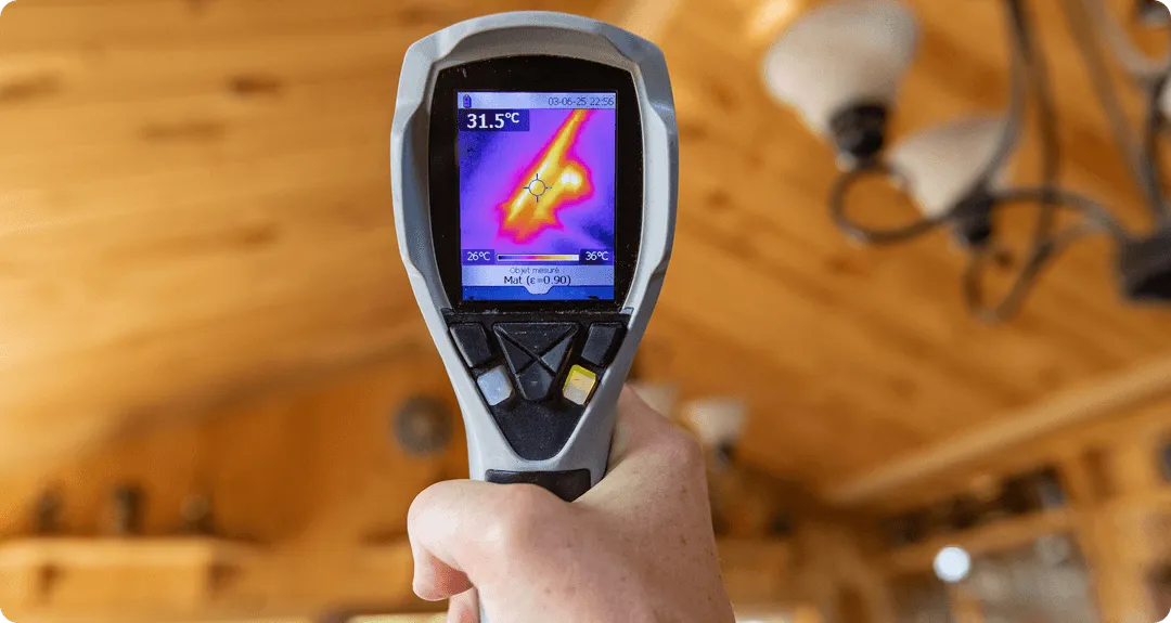 home assessment testing with a thermal camera