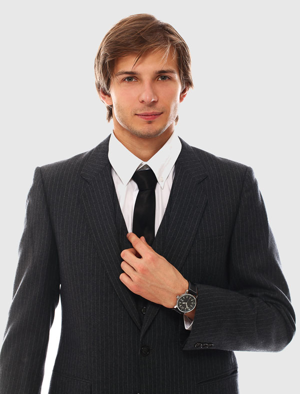 man in a coat serious looking