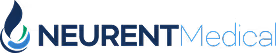 Neurent Medical logo with a blue and green droplet icon to the left of the text.