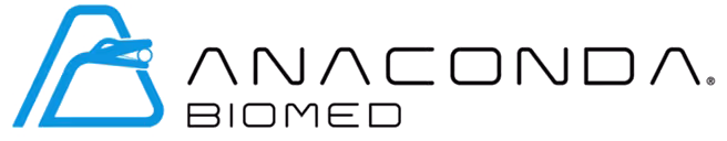 Anaconda Biomed company logo with stylized 'A' icon and text.