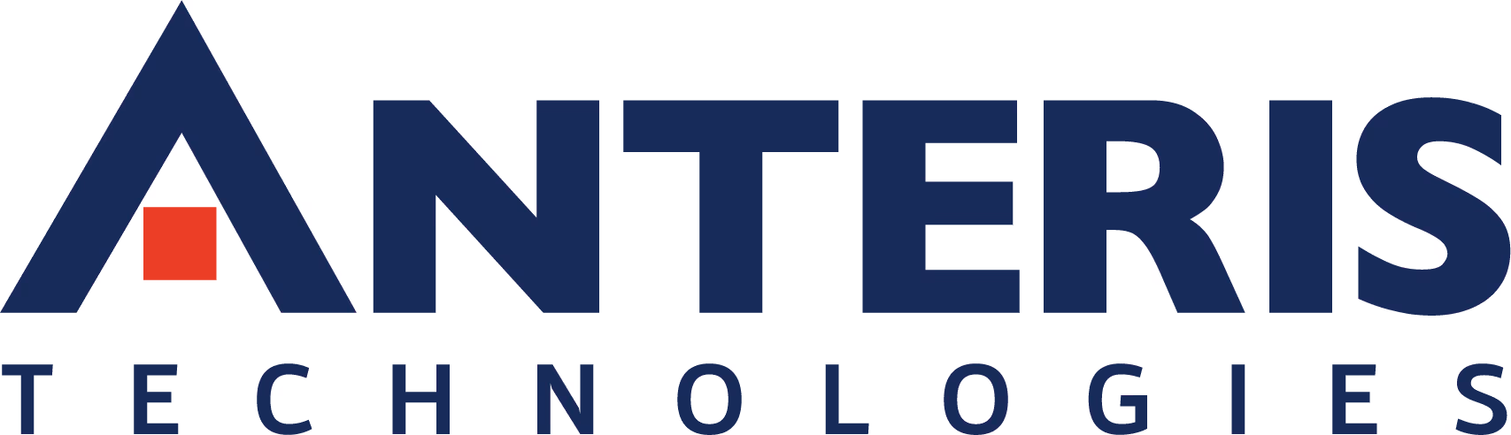 Anteris Technologies company logo in black text with stylized letter A.