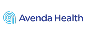 Avenda Health logo with stylized letter A and blue text.