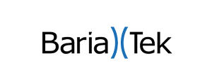 BariaTek company logo featuring the word Baria, a blue stylized X, and Tek.