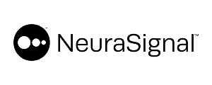 Nuera Signal logo with abstract circle and curved line in blue and purple gradient.