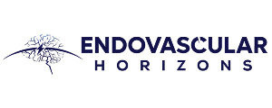 EndoShunt logo with a red arrow curving upwards under the text.