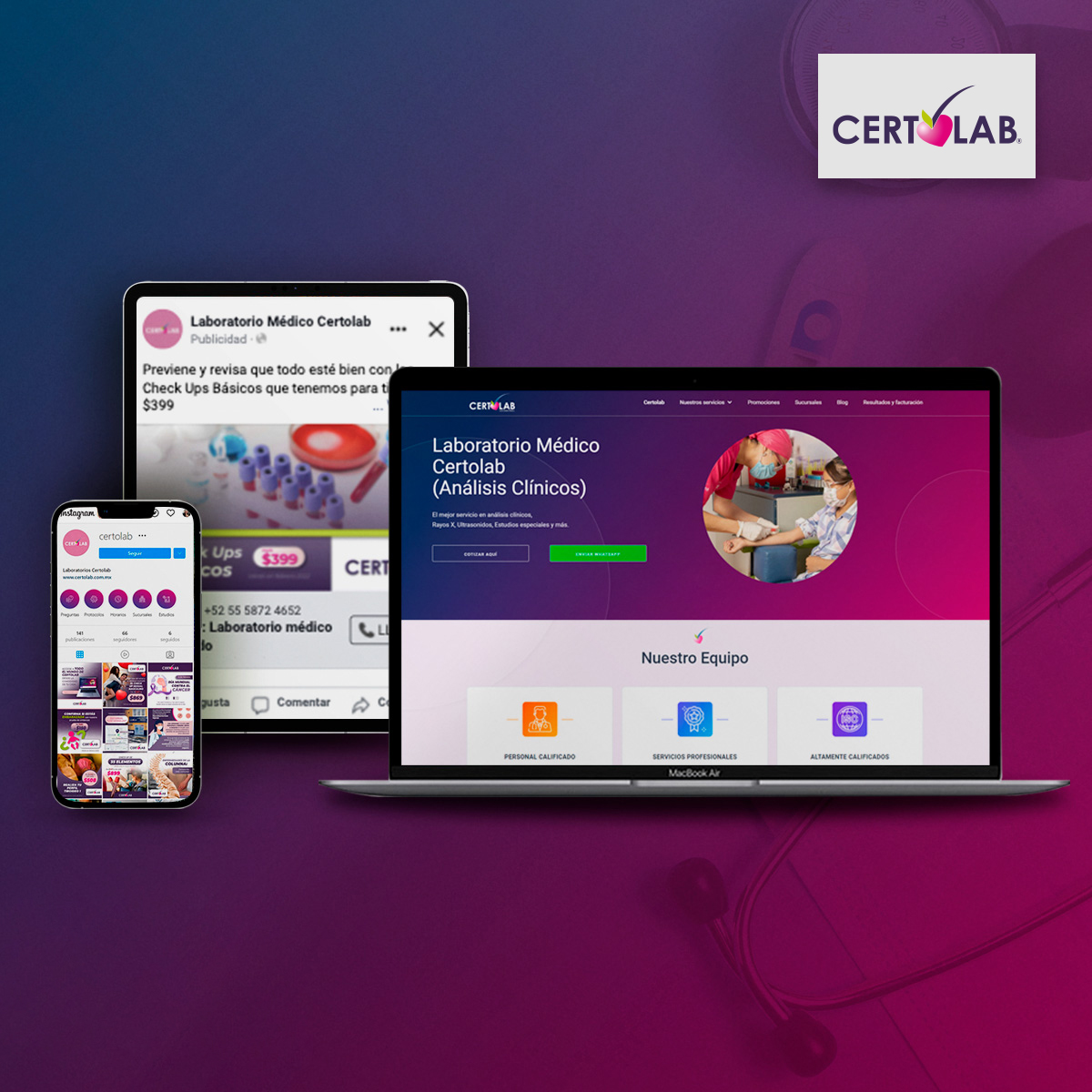 Website / Gestión de redes / Gestión de pauta 