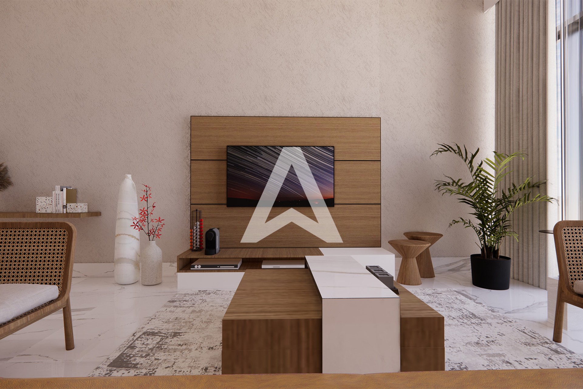 Displayed image from the thumbnail slider