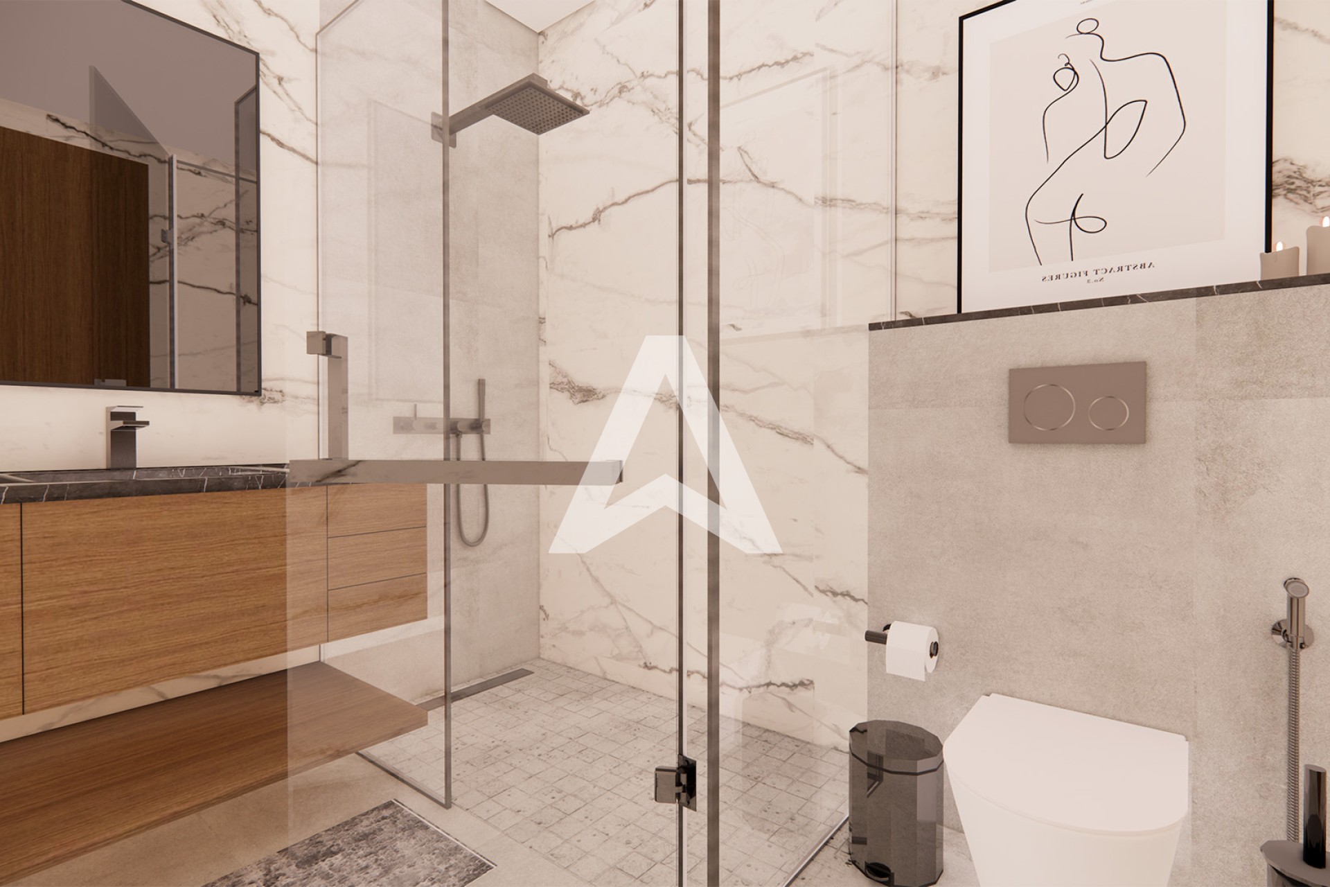 Displayed image from the thumbnail slider
