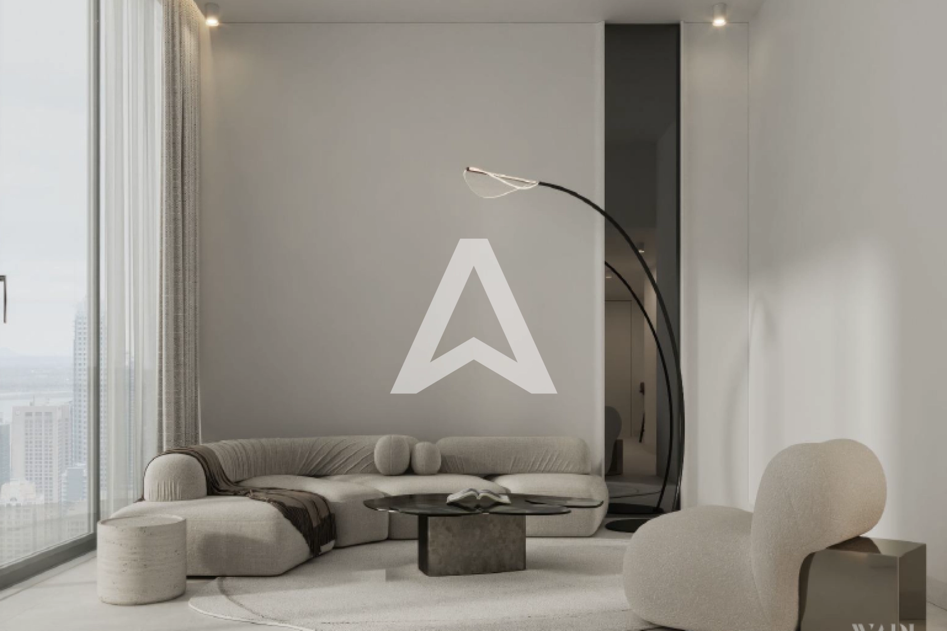 Displayed image from the thumbnail slider