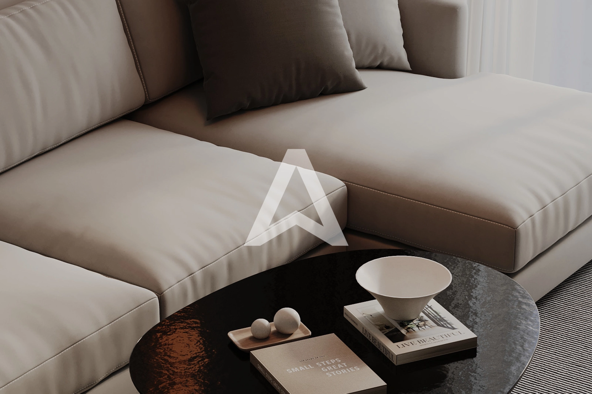 Displayed image from the thumbnail slider