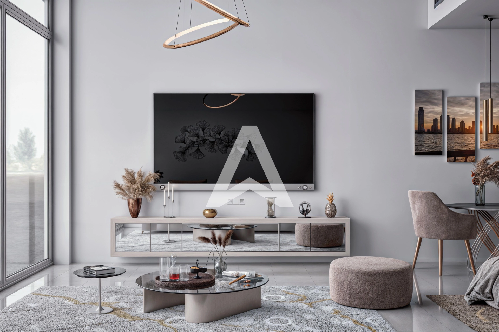 Displayed image from the thumbnail slider