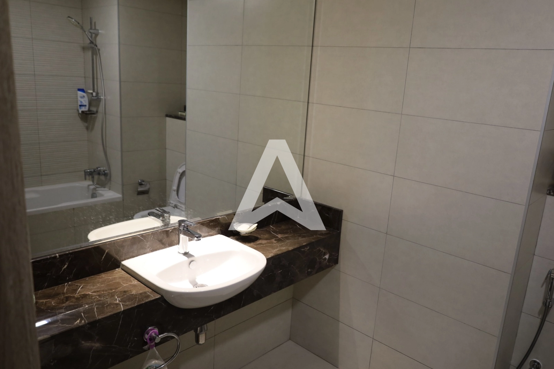 Displayed image from the thumbnail slider