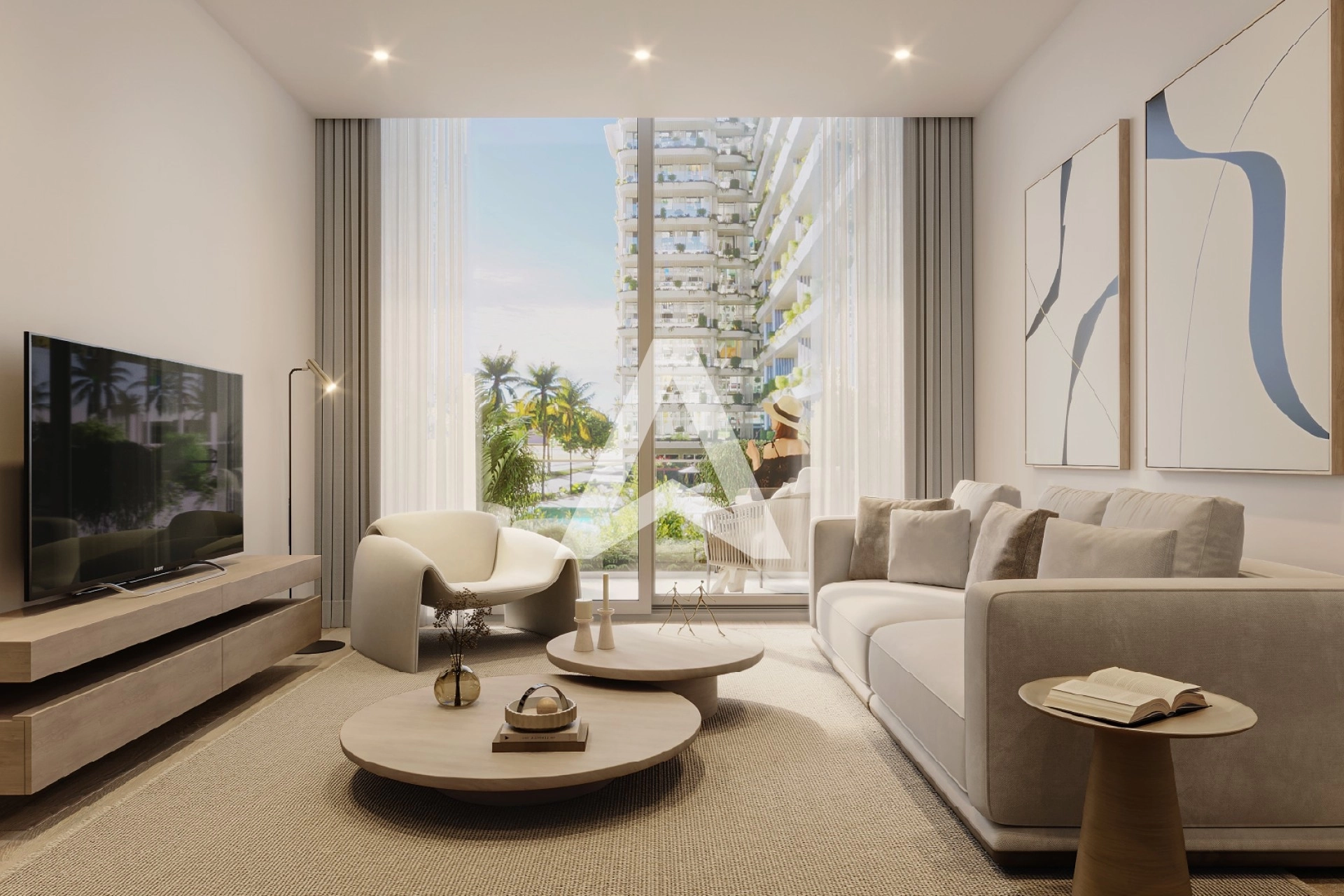 Displayed image from the thumbnail slider