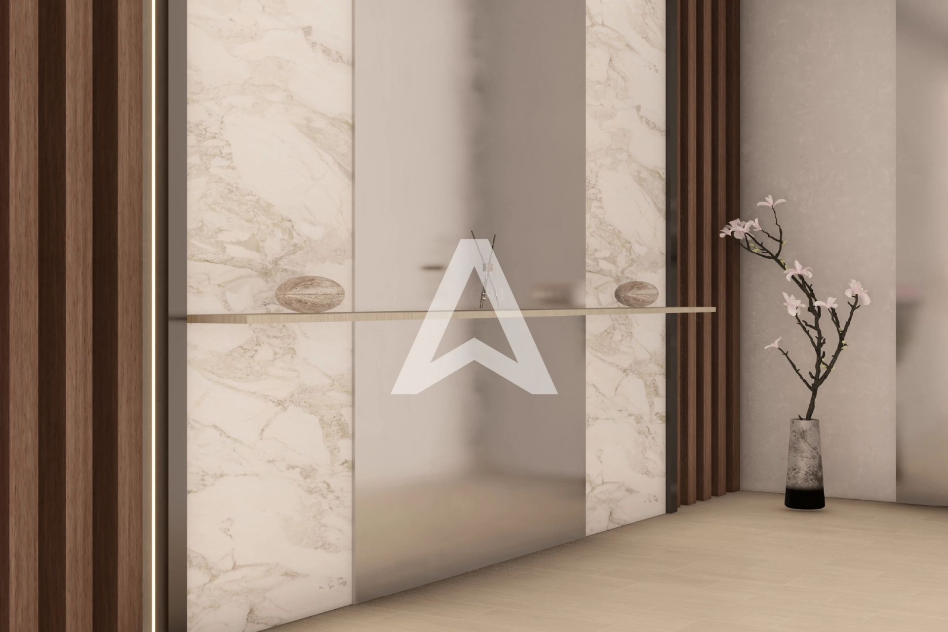 Displayed image from the thumbnail slider