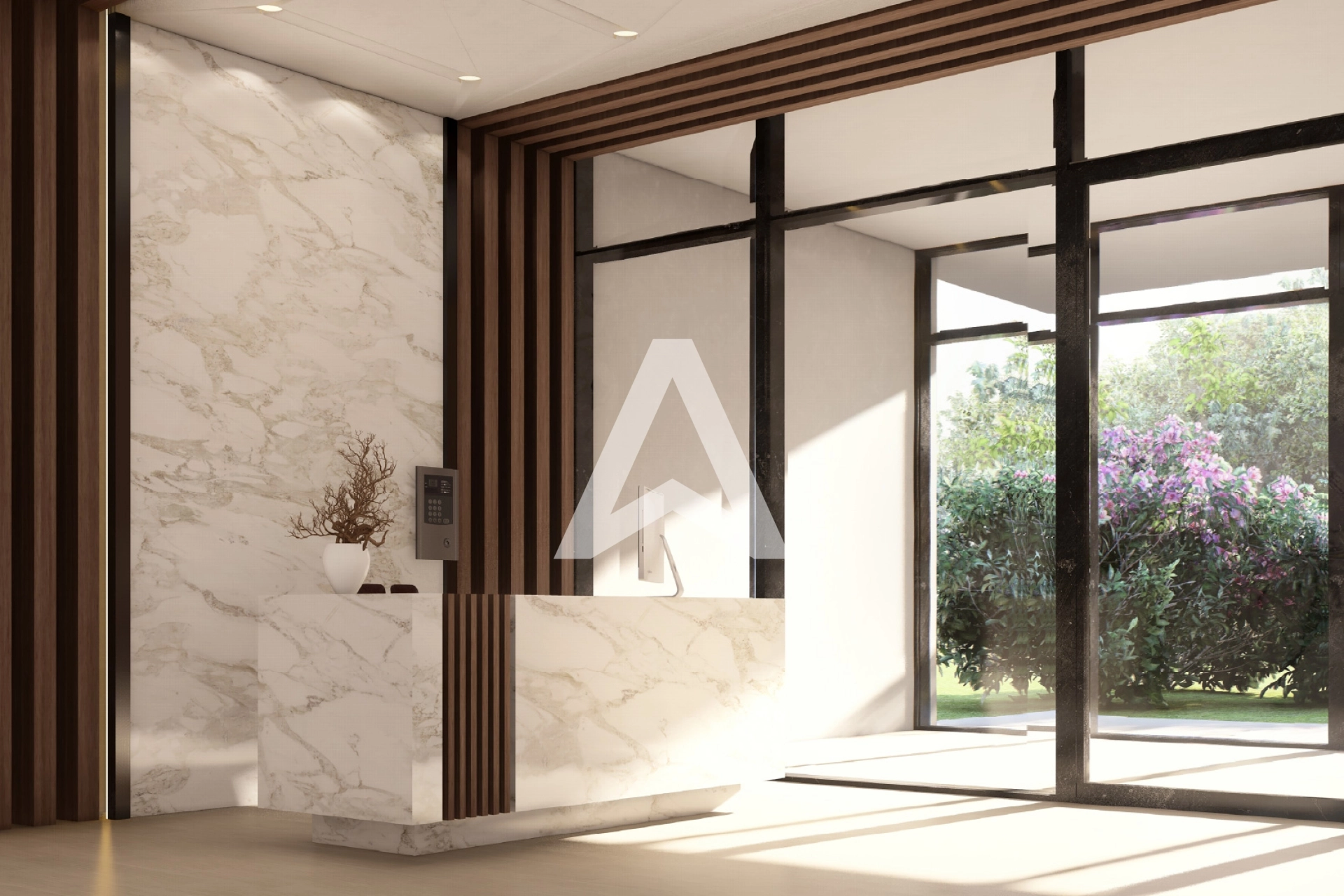 Displayed image from the thumbnail slider