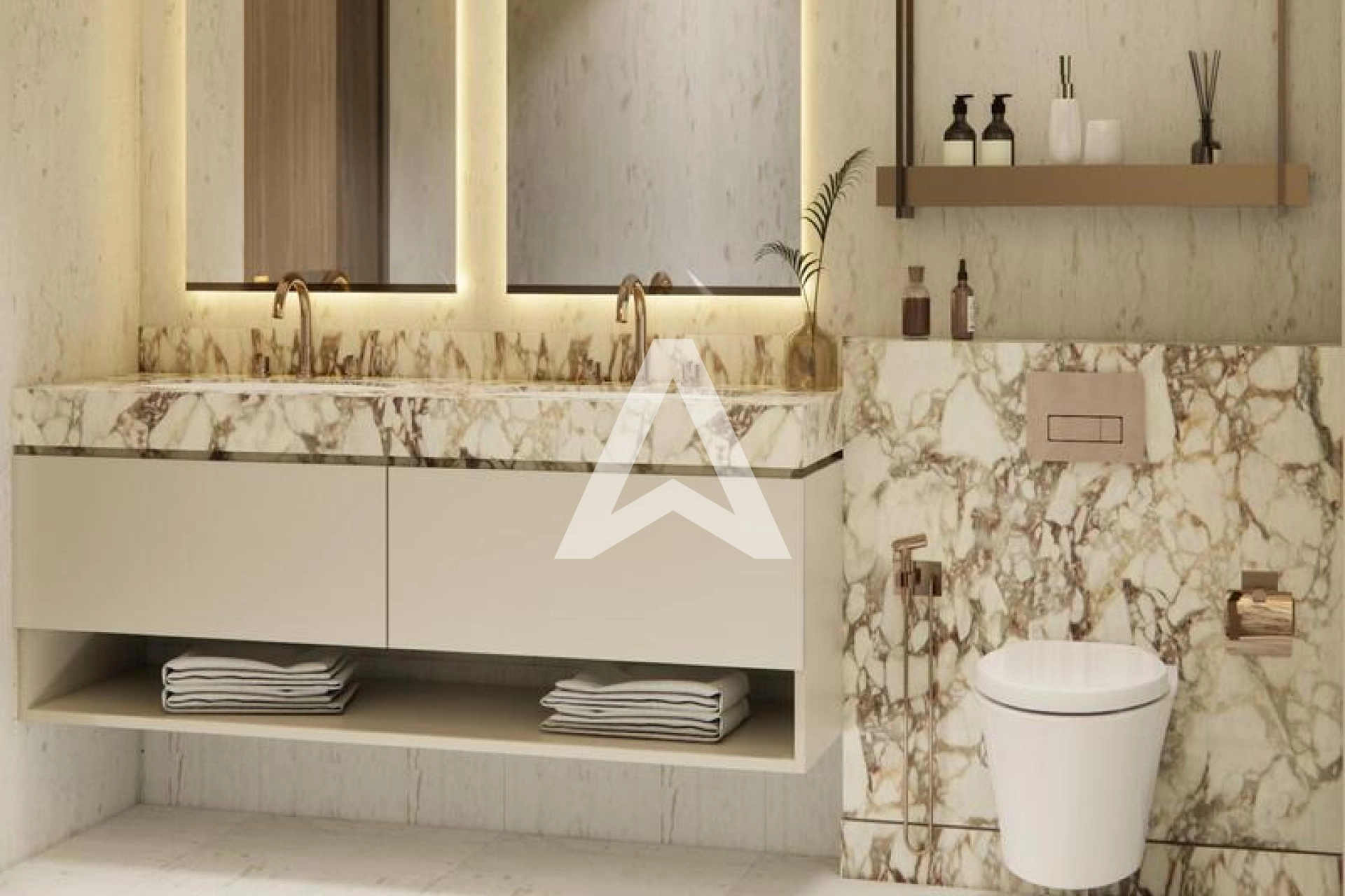 Displayed image from the thumbnail slider