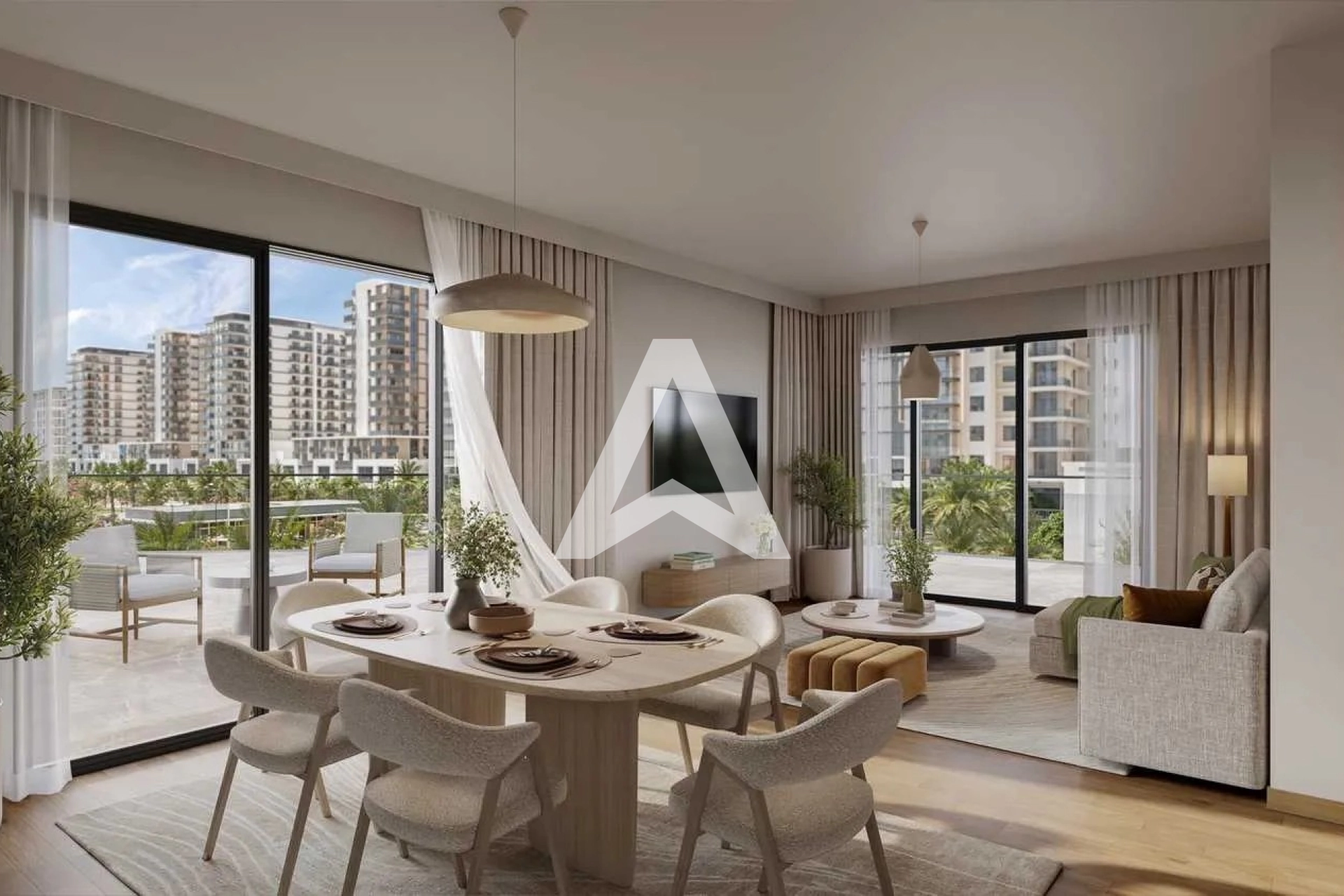 Displayed image from the thumbnail slider