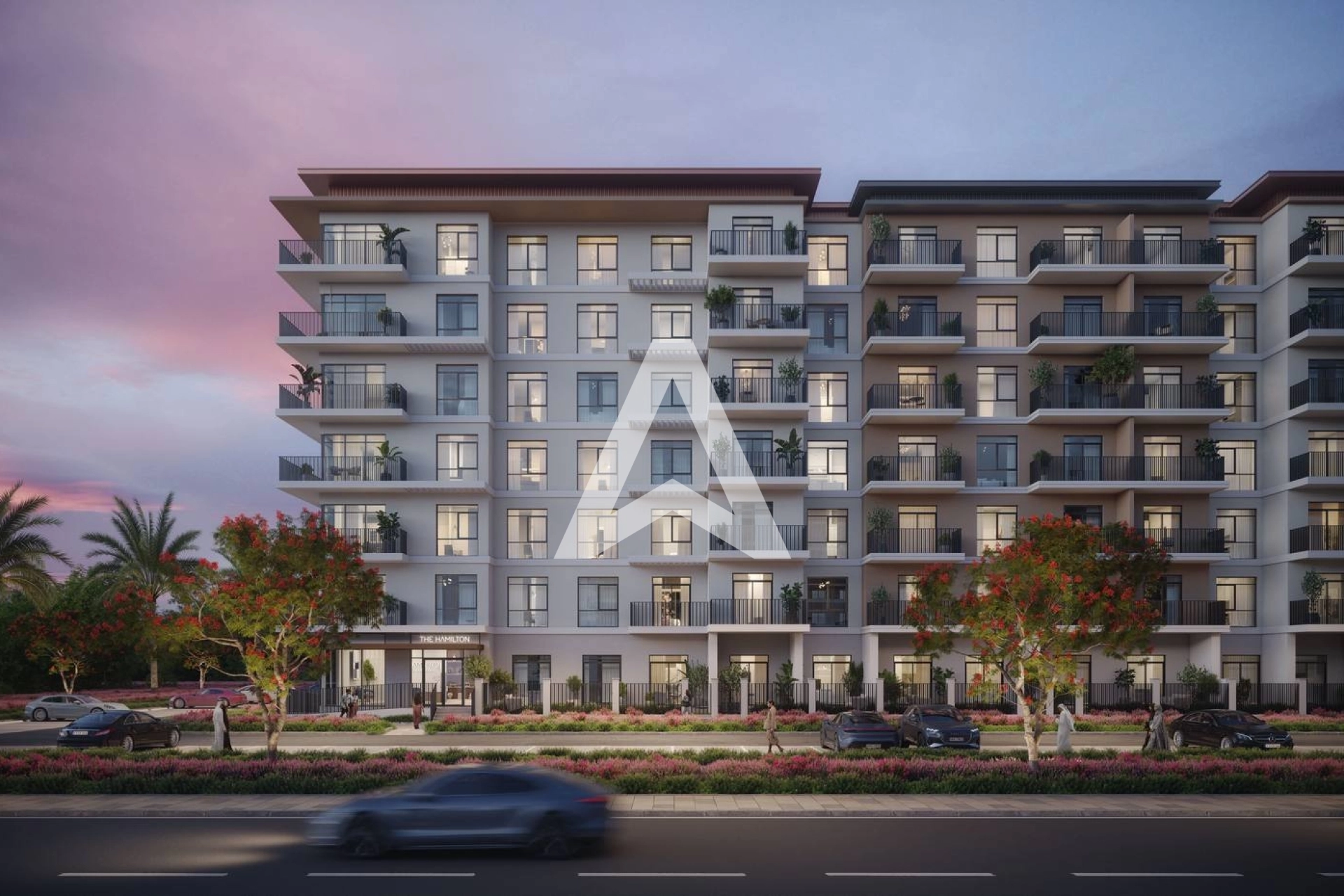 Displayed image from the thumbnail slider